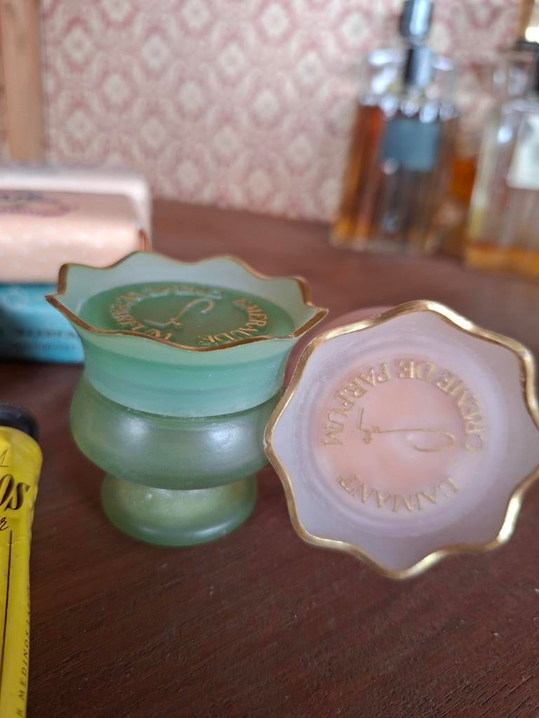 Vintage creme potjes,  tandpasta ,, Ophalen of Verzenden, Overige typen