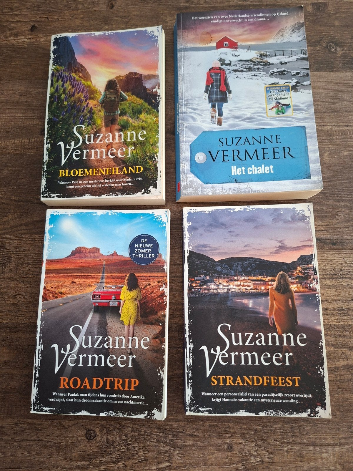 Suzanne Vermeer. 4 boeken., Ophalen, Gelezen