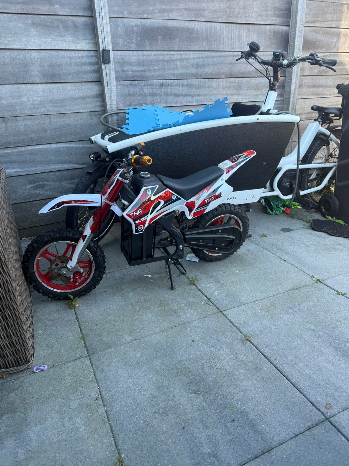 Elektrische kinder motor, Ophalen, Gebruikt