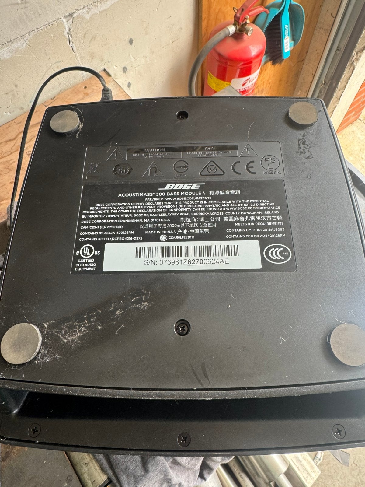 Bose subwhoofer, Ophalen of Verzenden, Zo goed als nieuw