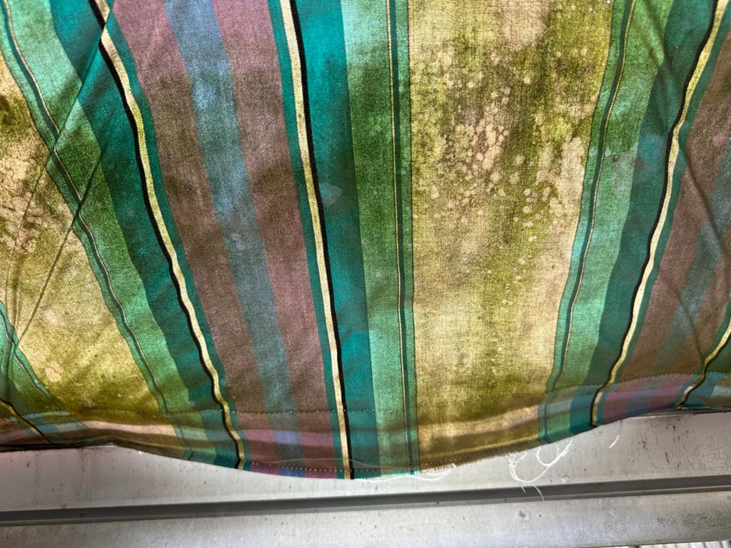 Knikarmscherm - Nieuw doek nodig - Zelf demonteren, Tuin en Terras, Zonneschermen, Ophalen, Gebruikt, 150 tot 300 cm, 250 cm tot 450 cm