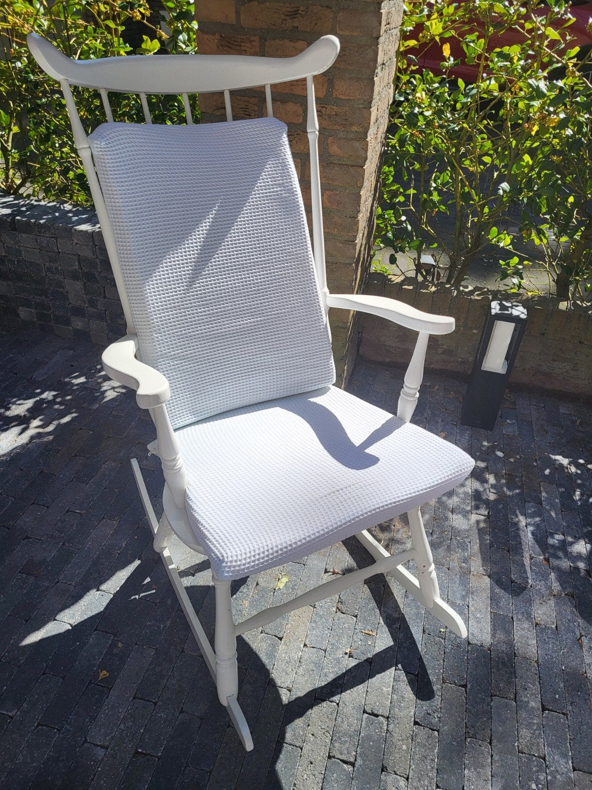 schommelstoel, Tuin en Terras, Ophalen, Gebruikt, Hout