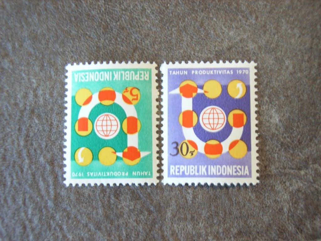 BK2   Indonesie 682-683, Ophalen of Verzenden, Zuidoost-Azië