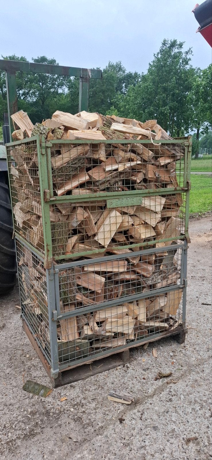 2m3 eiken en beuken brandhout  haardhout, Tuin en Terras, Haardhout, Minder dan 3 m³, Ophalen