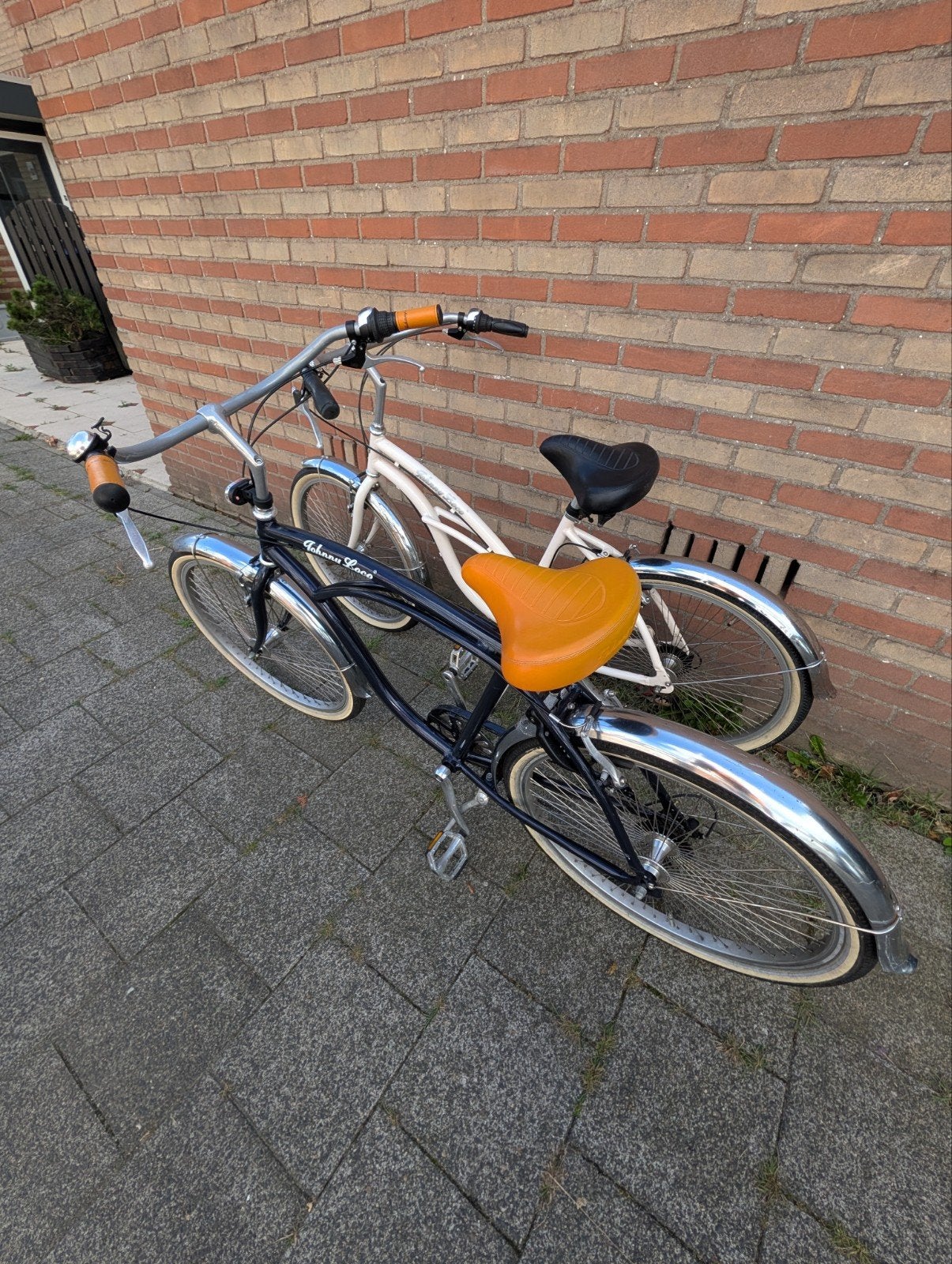 2x Originele Johnny Loco Beach Cruiser (Heren & Dames), Fietsen en Brommers, Gebruikt, Velgrem, Versnellingen, 50 tot 53 cm