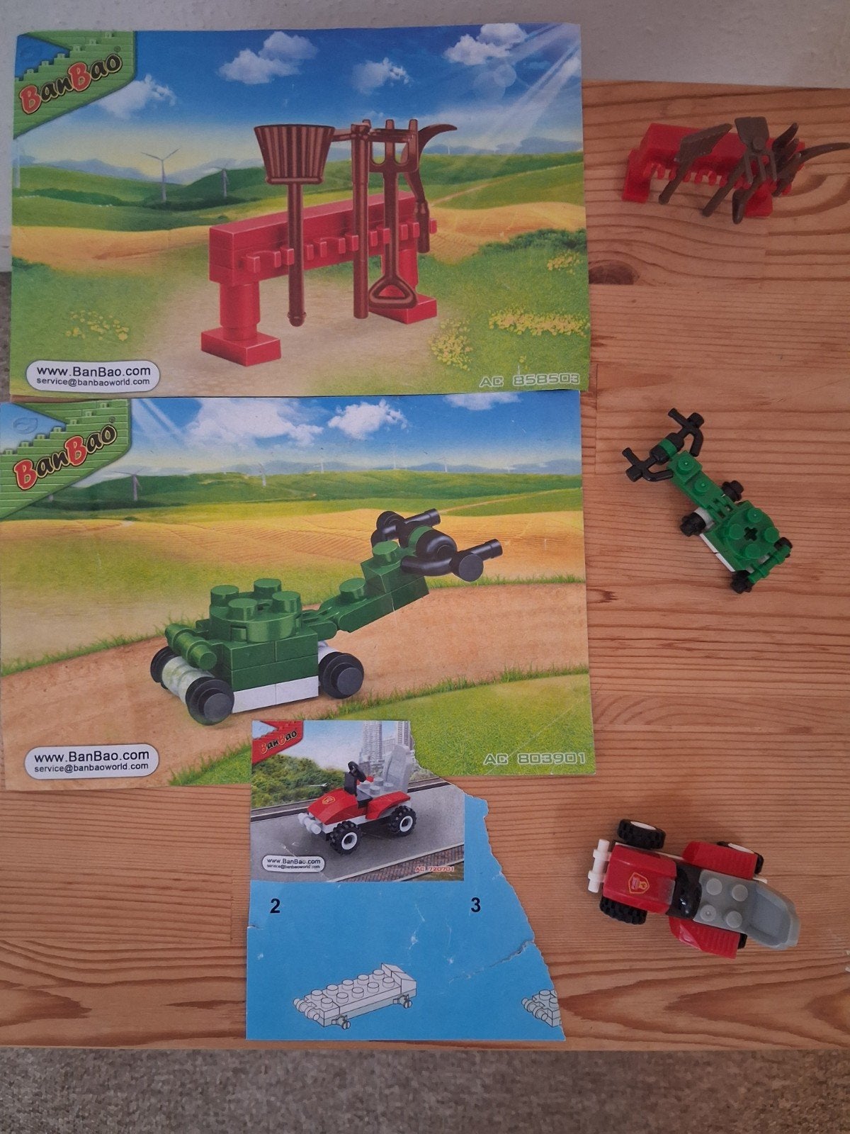 BanBao bouw blokjes - 3 sets, Ophalen, Gebruikt, Overige merken