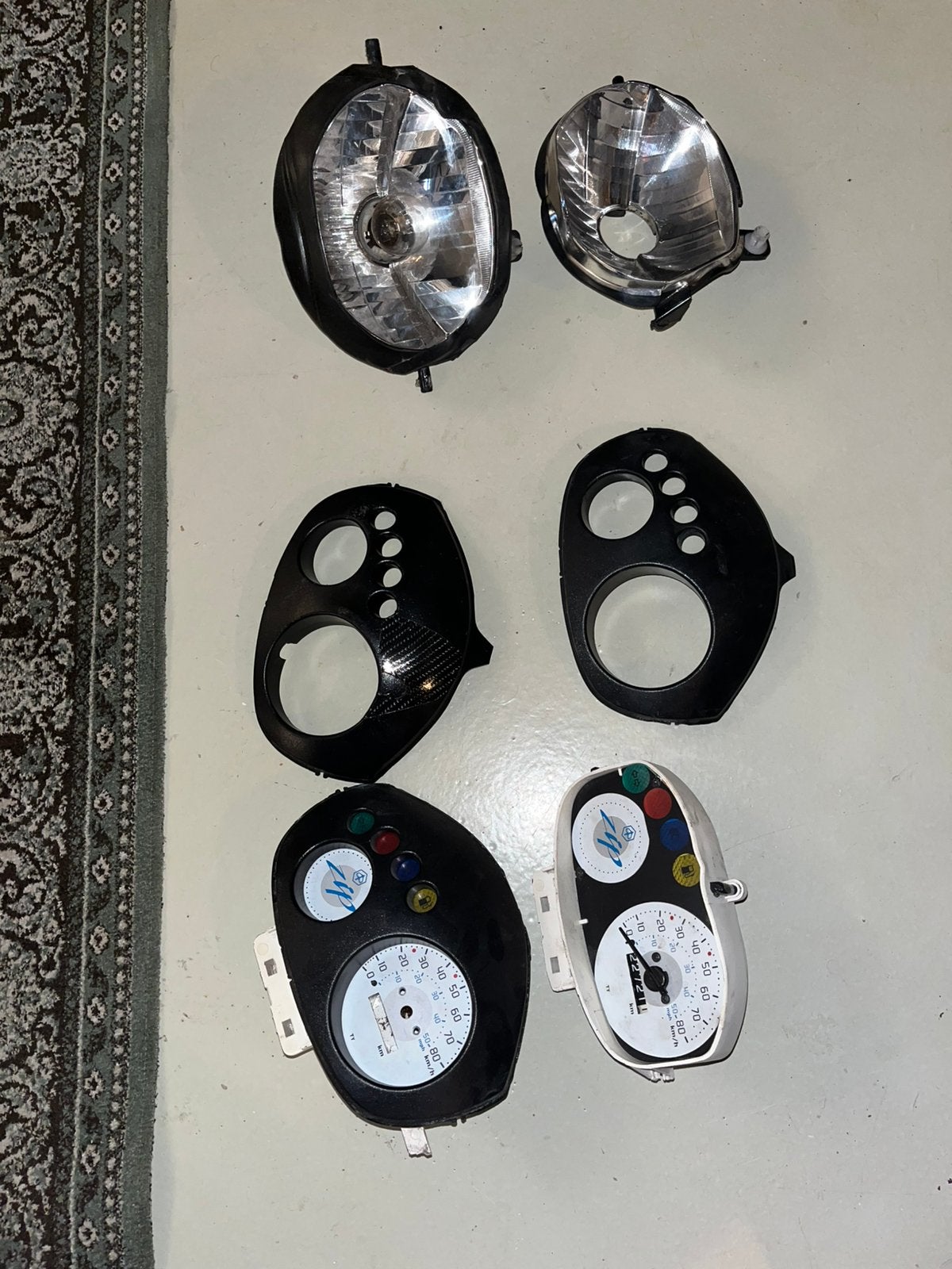 Piaggio zip teller unit / cockpit onderdelen, Ophalen of Verzenden, Overige typen, Piaggio