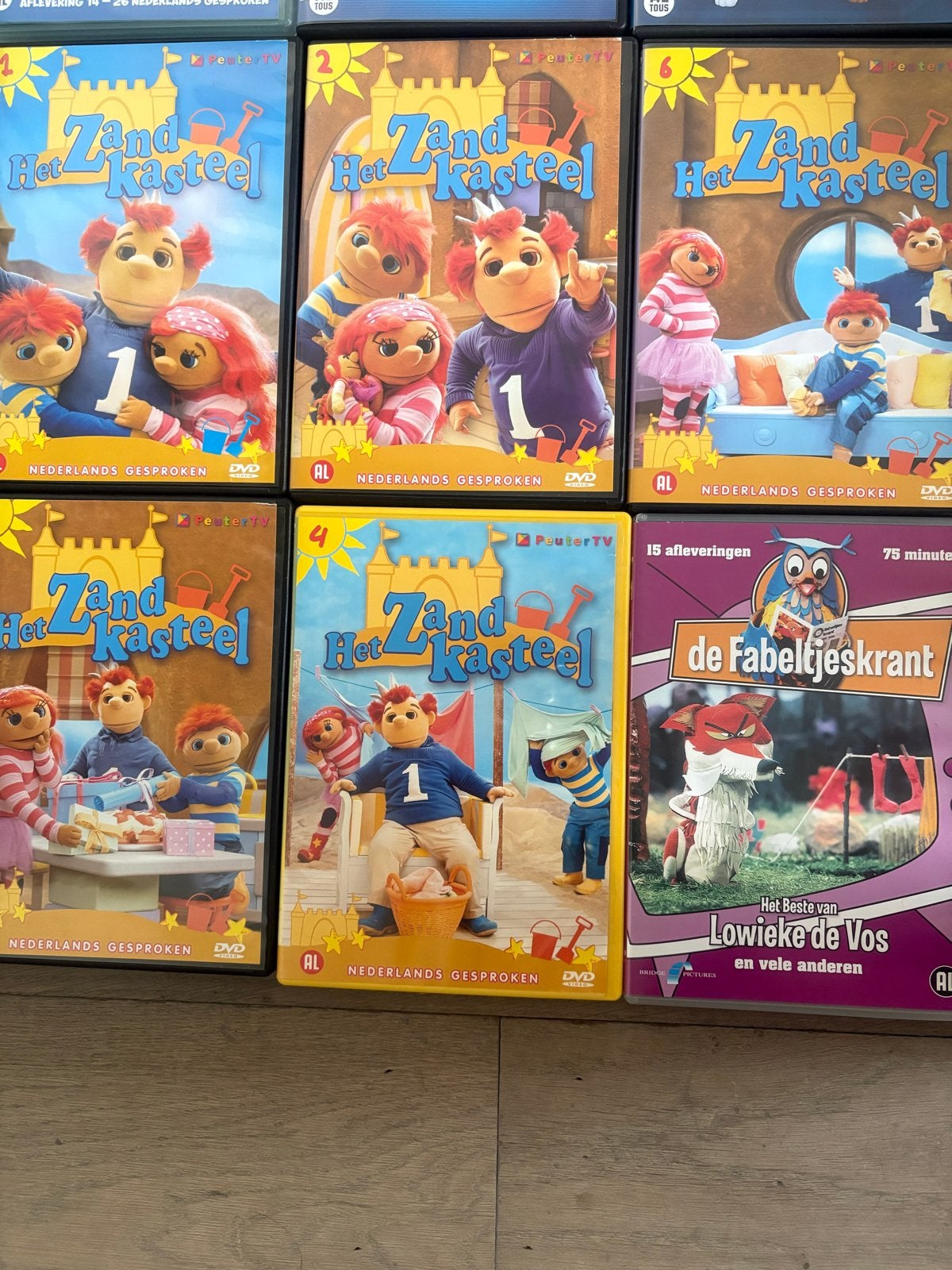 26 Kinder DVD's: Het Zandkasteel, Bumba, Thomas, Paw Patrol, Avontuur, Gebruikt, Alle leeftijden, Ophalen of Verzenden