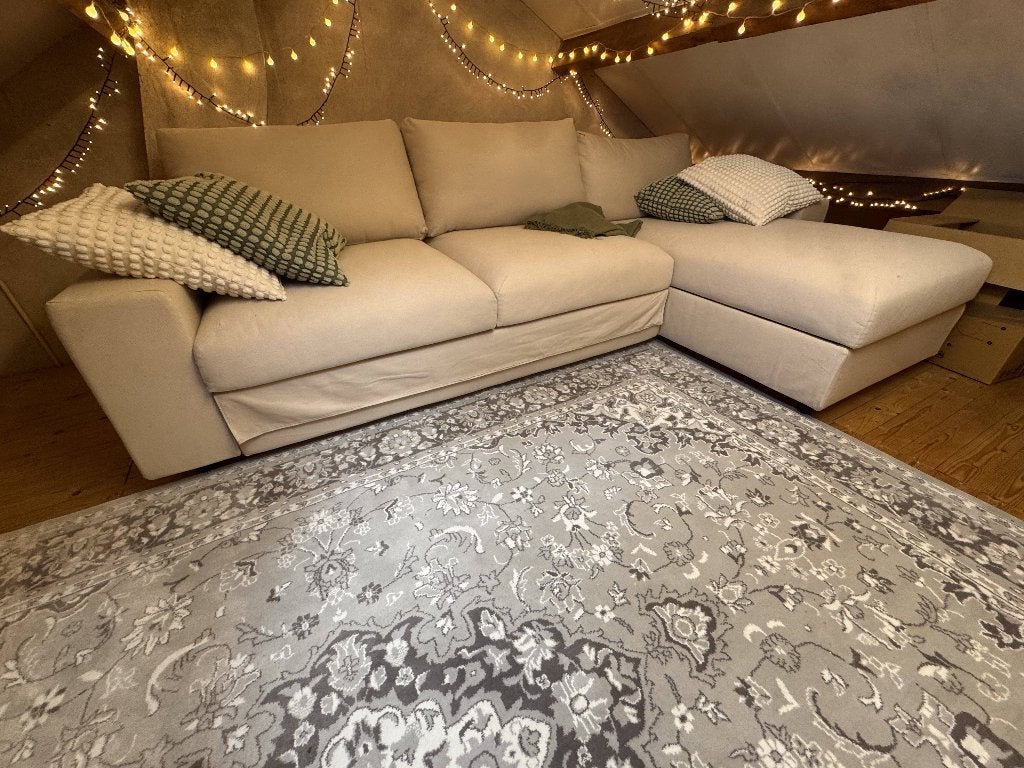IKEA VIMLE 3-zits slaapbank chaise + AFJALL matras, Ophalen, 250 tot 300 cm, Driepersoons, Scandinavisch