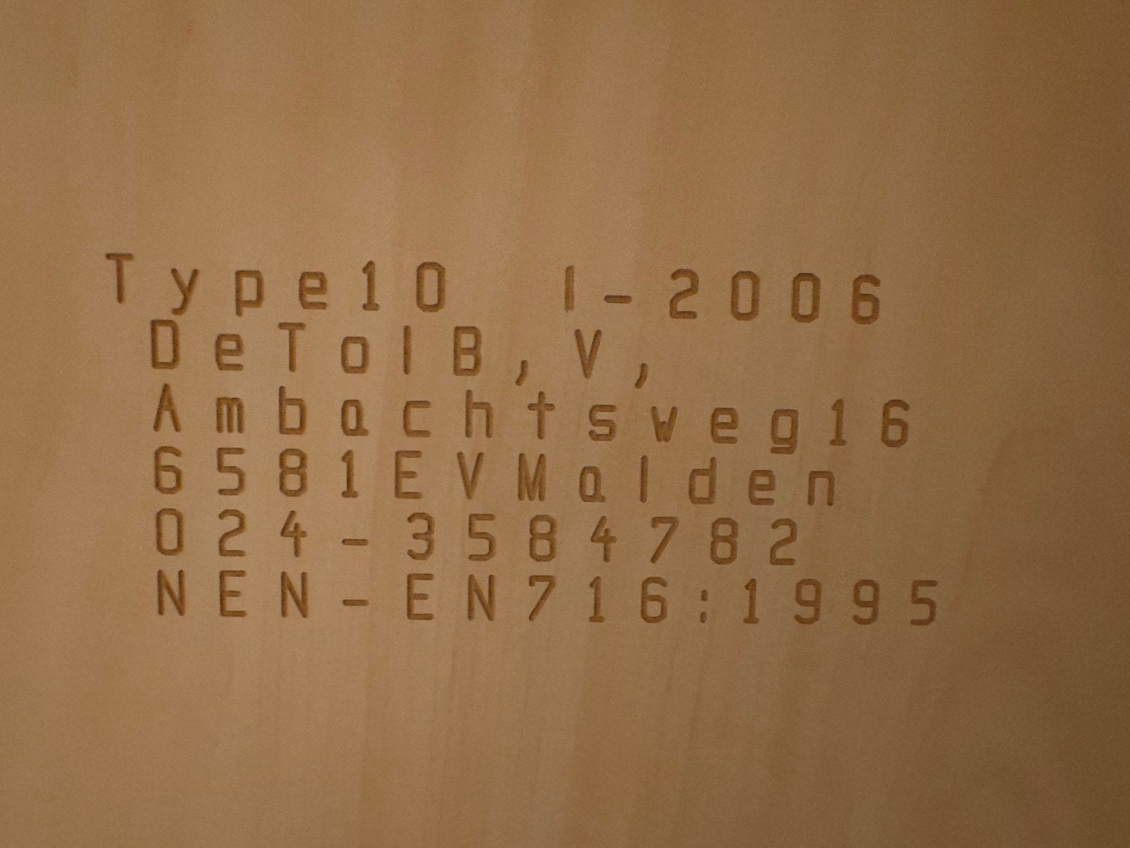 Dubbel ledikant De Tol Type 10, Ophalen, Gebruikt, Overige typen