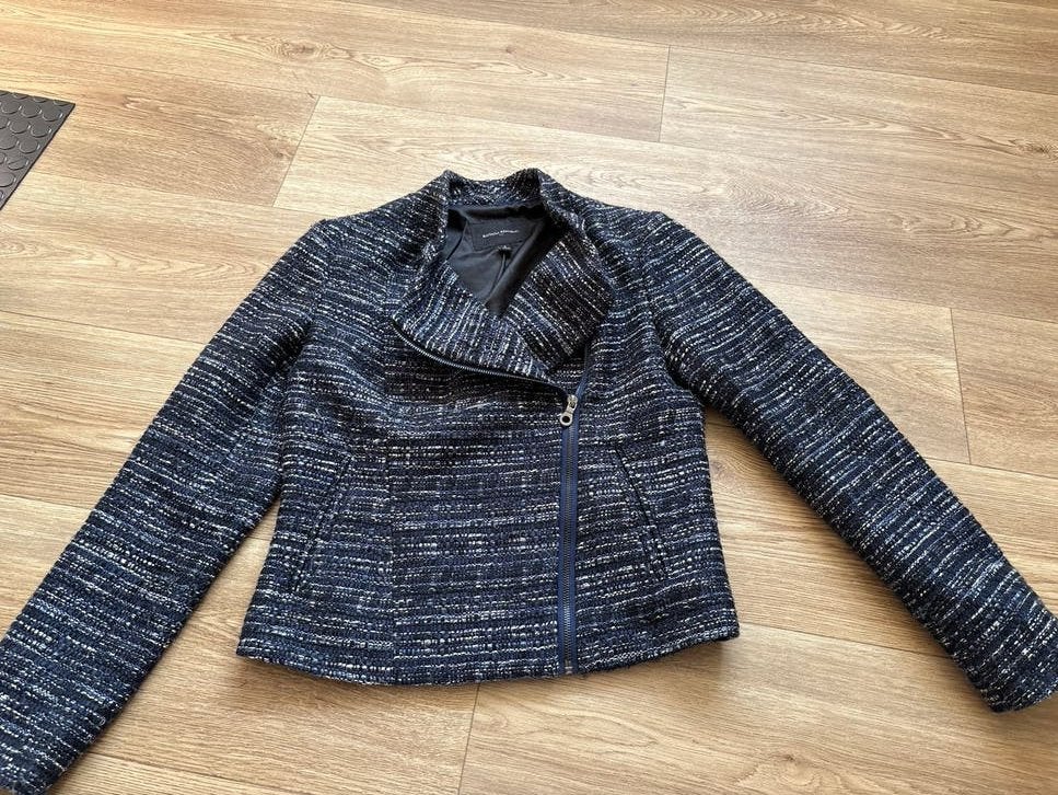 Banana Republic Tweed Jasje Maat 36 (S), Ophalen of Verzenden, Zo goed als nieuw, Maat 36 (S), Blauw