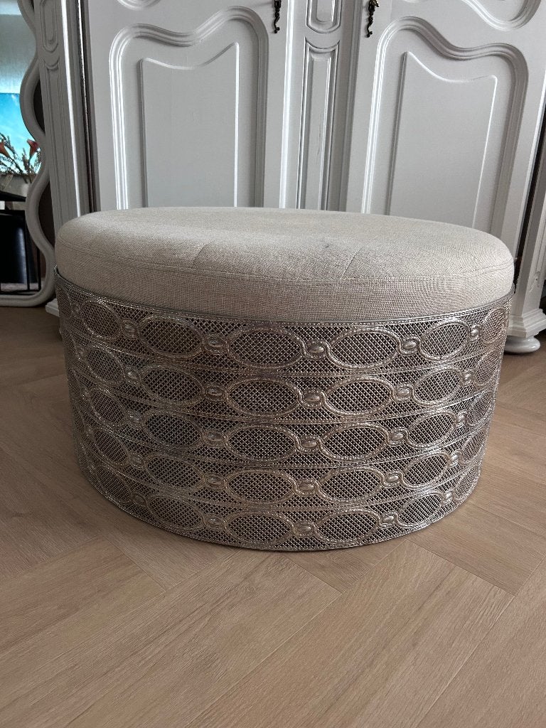 Poef, Ophalen, Gebruikt, Rond, Minder dan 50 cm