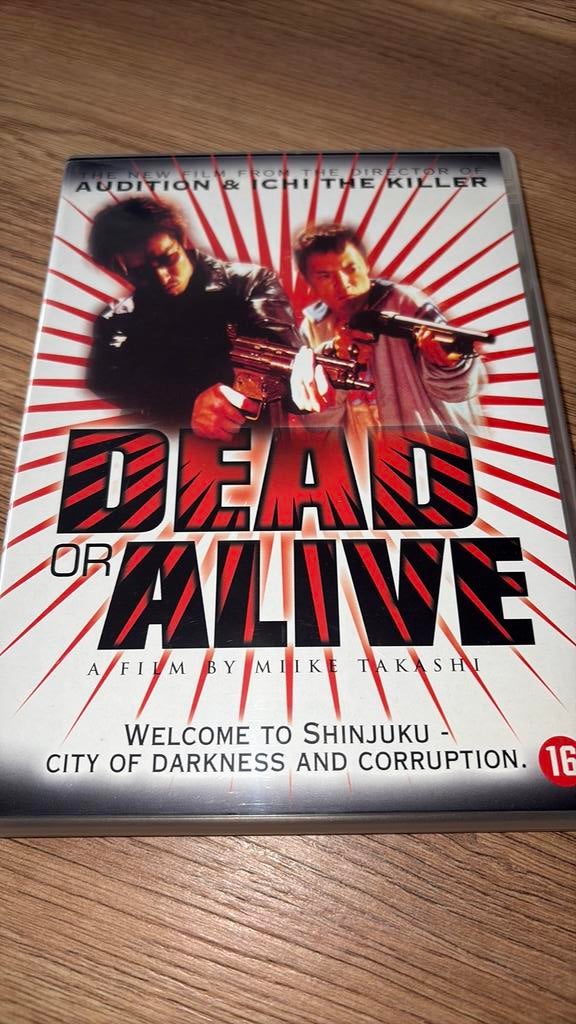 Dead or Alive van Miike Takashi., Cd's en Dvd's, Dvd's | Actie, Zo goed als nieuw, Vanaf 16 jaar, Ophalen of Verzenden