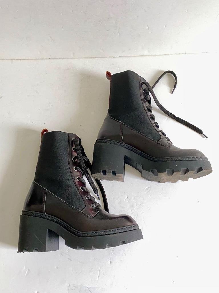 i584 Scotch&Soda: mt 40 boots plateau lage laarsjes schoenen, Scotch and Soda, Zwart, Ophalen of Verzenden, Zo goed als nieuw