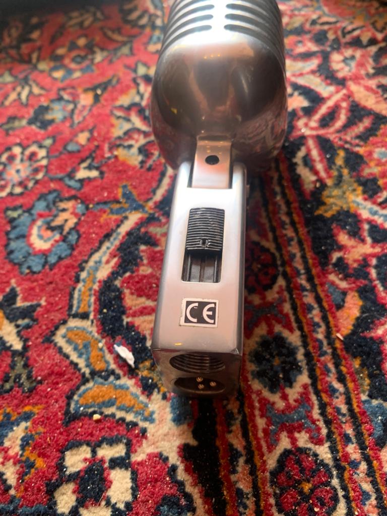 Usblaster vintage vocal microphone, Ophalen of Verzenden, Zo goed als nieuw