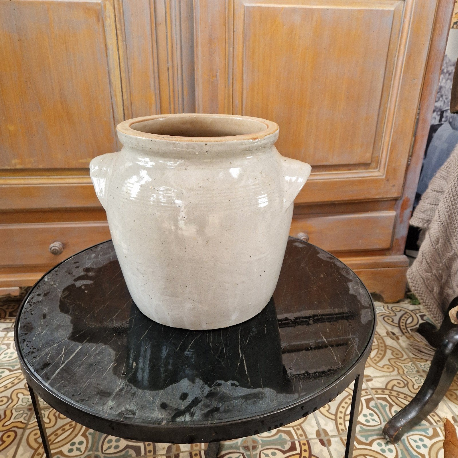 franse aardewerk grespot kruik, Antiek en Kunst, Ophalen of Verzenden