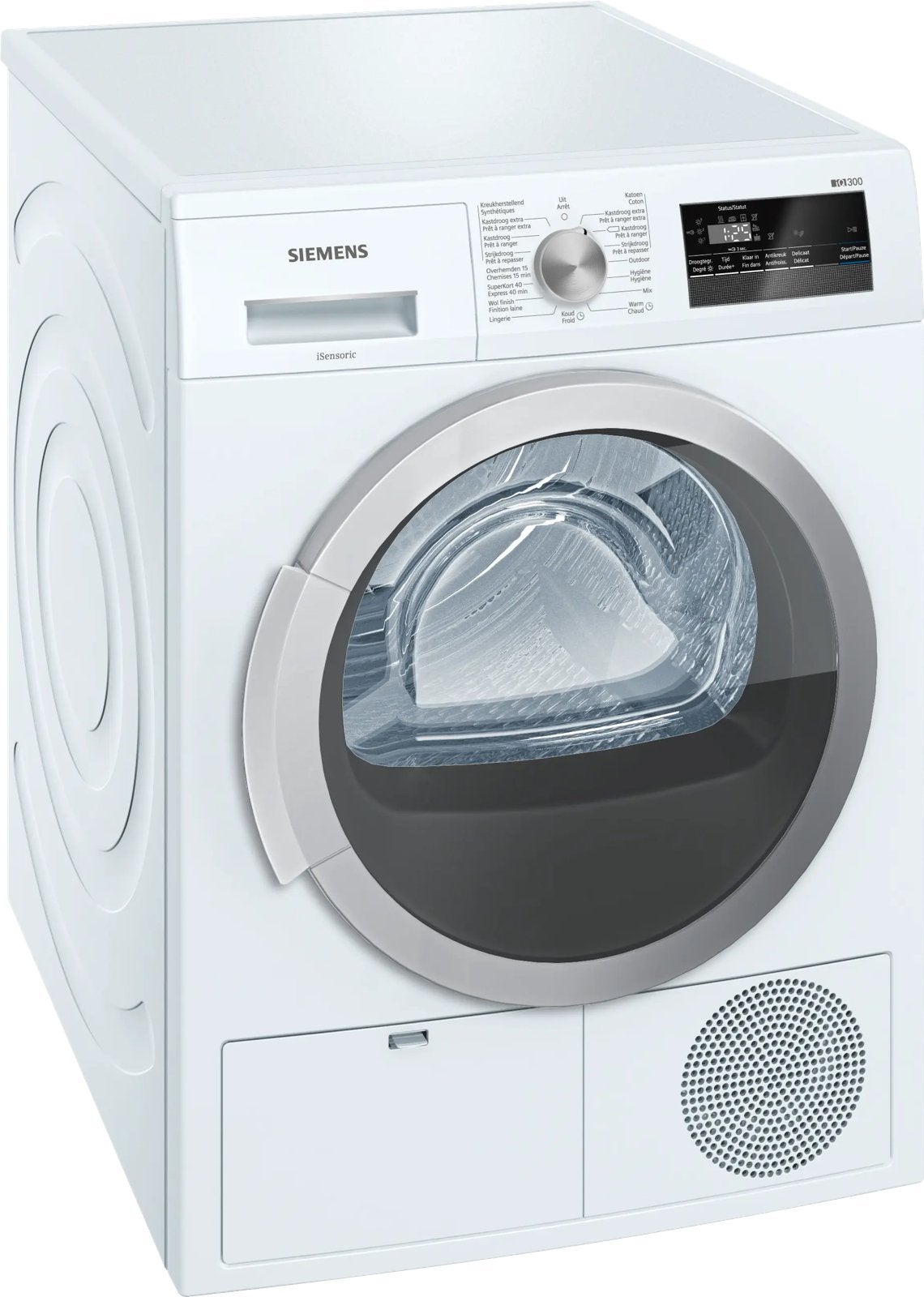 Siemens iQ300 Droger - Nieuwstaat, 8kg inhoud, Witgoed en Apparatuur, 8 tot 10 kg, Ophalen of Verzenden, Zo goed als nieuw, Voorlader
