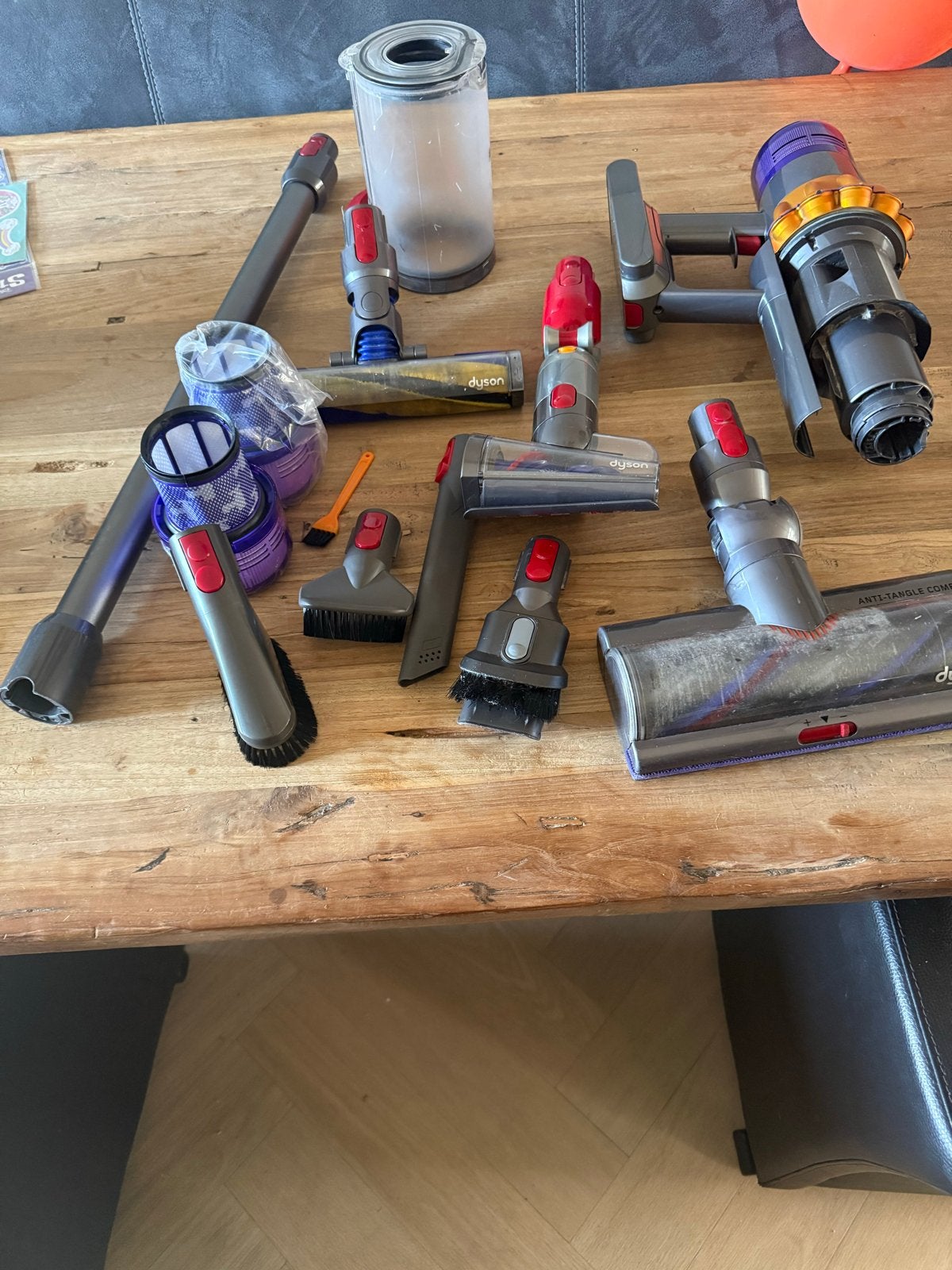 Dyson V15 Detect Absolute Draadloze Steelstofzuiger, Witgoed en Apparatuur, Gebruikt, Draadloos, Ophalen of Verzenden, Dyson
