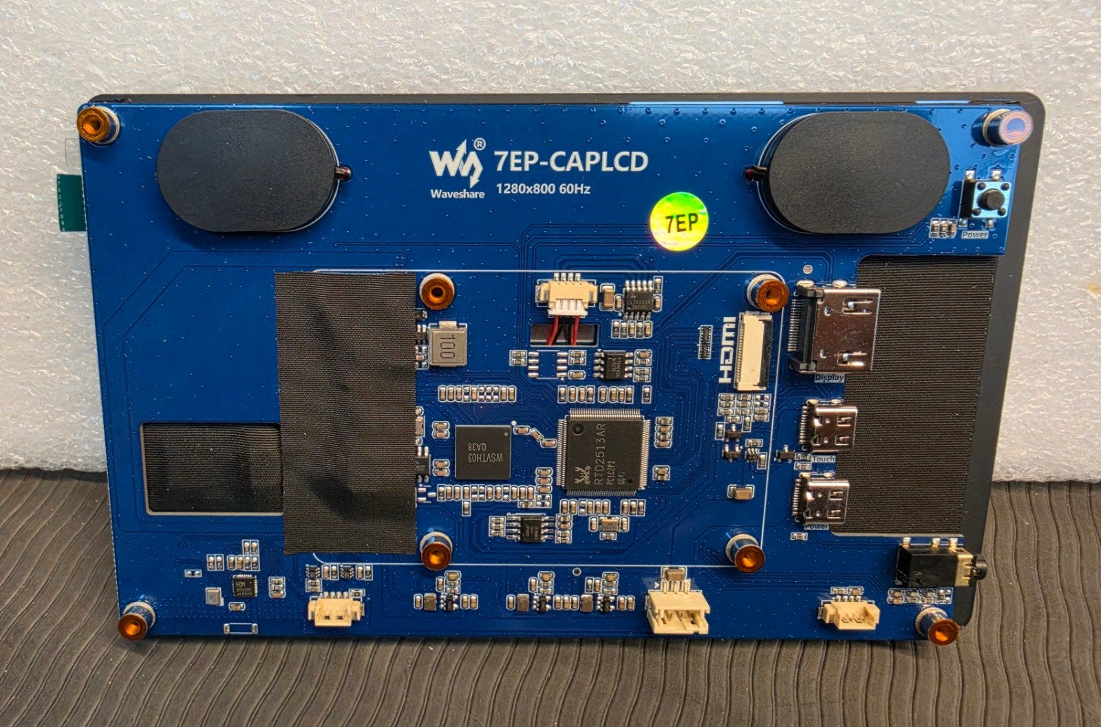 Waveshare 7EP-CAPLCD 7 inch LCD-scherm 1280x800 60Hz, Computers en Software, HDMI, Waveshare, Touchscreen, Nieuw