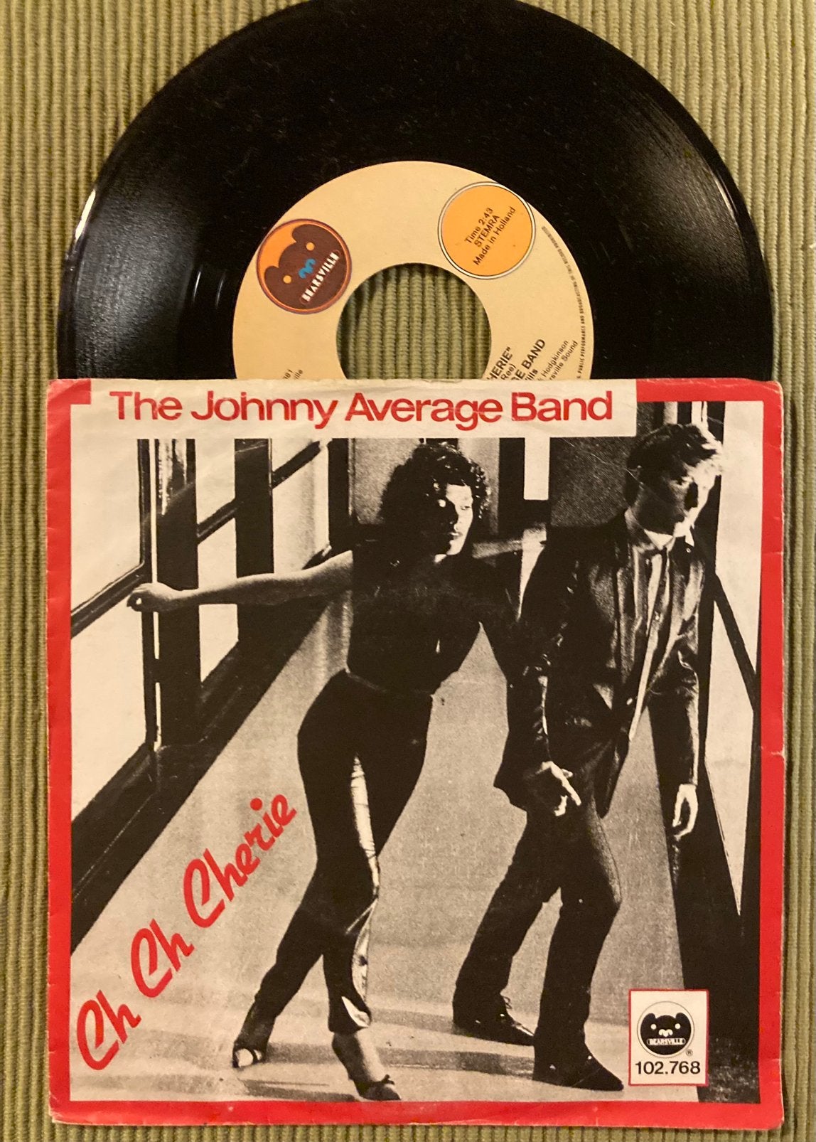 Vinyl single The Johnny Average Band - Ch Ch Cherie, Gebruikt, 7 inch, Ophalen of Verzenden, Rock en Metal