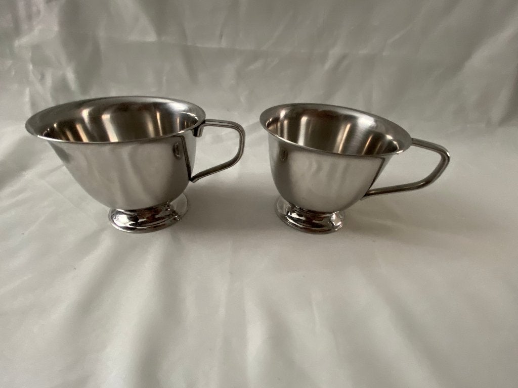 Design Set van 2 Alfra Alessi soepkommen, Gebruikt, Ophalen of Verzenden, Kom(men), Overige stijlen