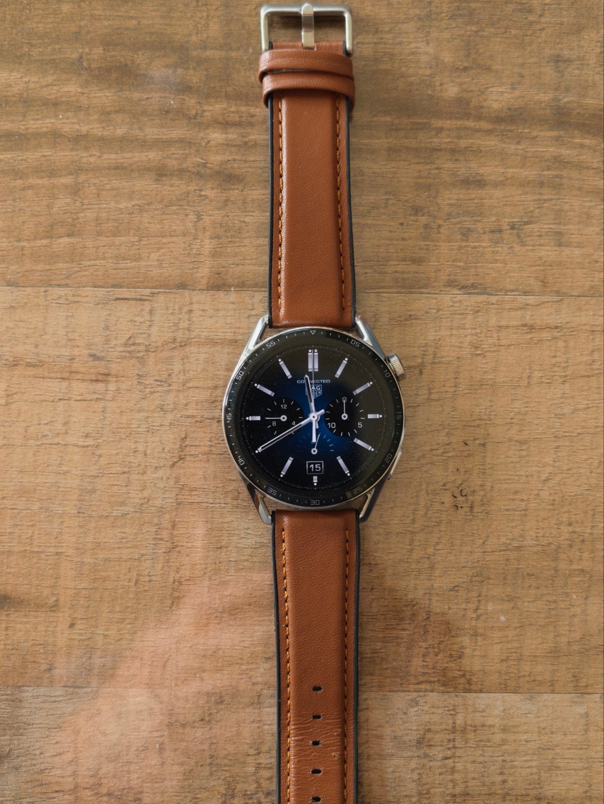 Huawei Watch GT 3 46mm - Krasvrij en Compleet, Gebruikt, Zwart, Ophalen of Verzenden, Waterdicht