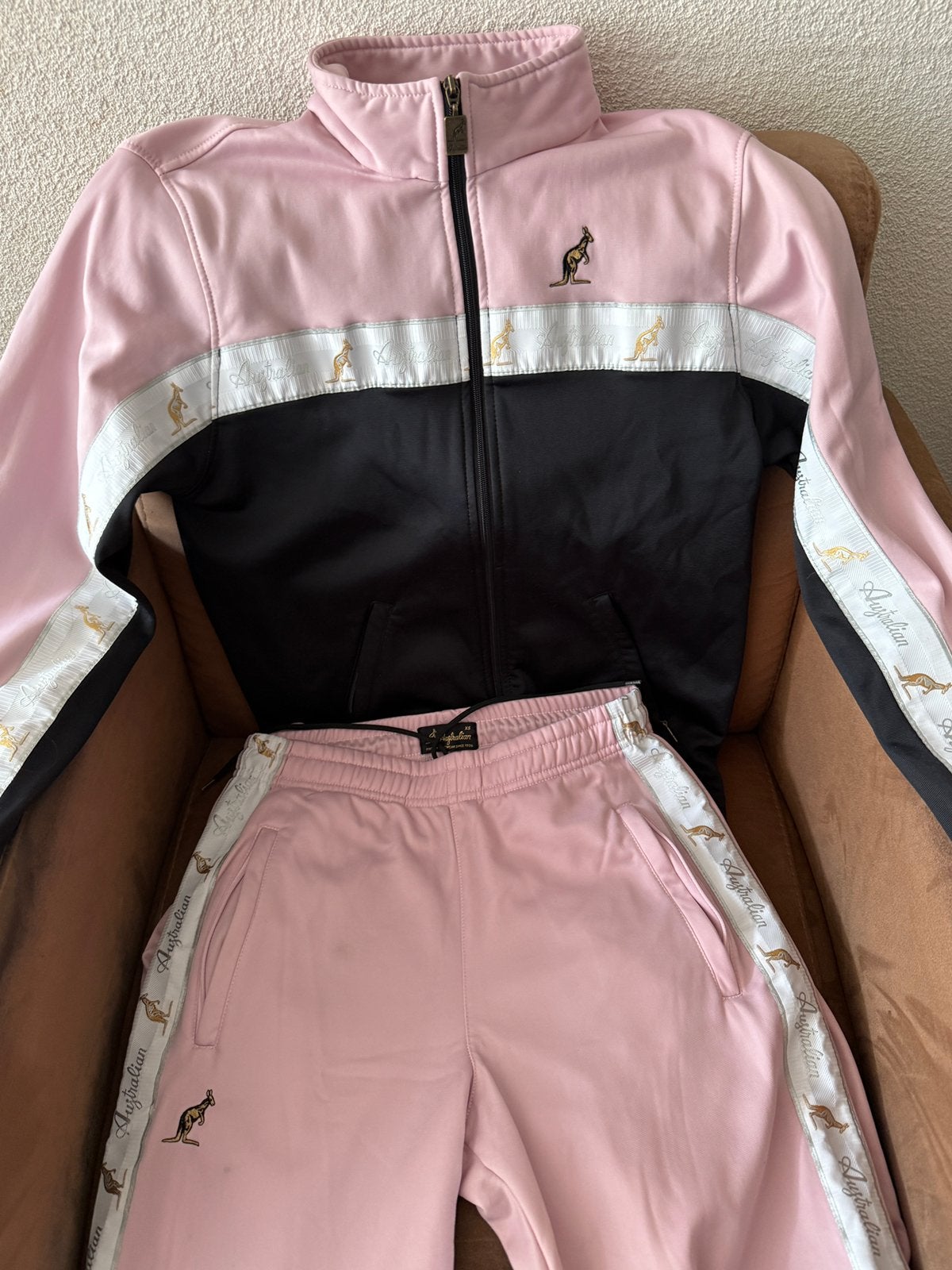 Australian Tracksuit, licht roze., Ophalen, Roze, Maat 34 (XS) of kleiner, Fitness of Aerobics