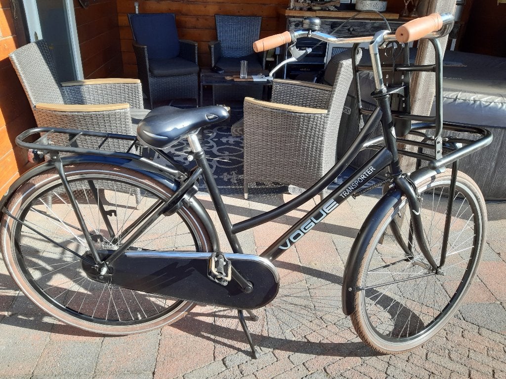 vogue transporter, damesfiets met rek, Fietsen en Brommers, Fietsen | Dames | Damesfietsen, Terugtraprem, Gebruikt, 50 tot 53 cm