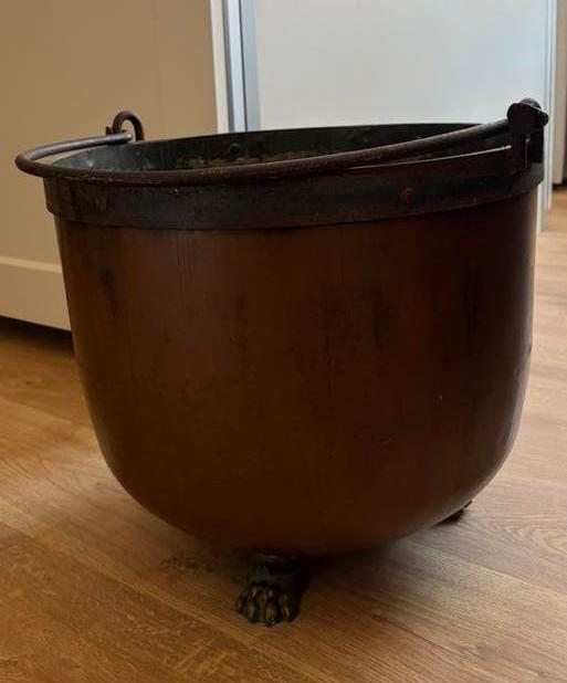Koperen pot / ketel, Huis en Inrichting, Keuken | Potten en Pannen, Ophalen, Zo goed als nieuw, Overige materialen