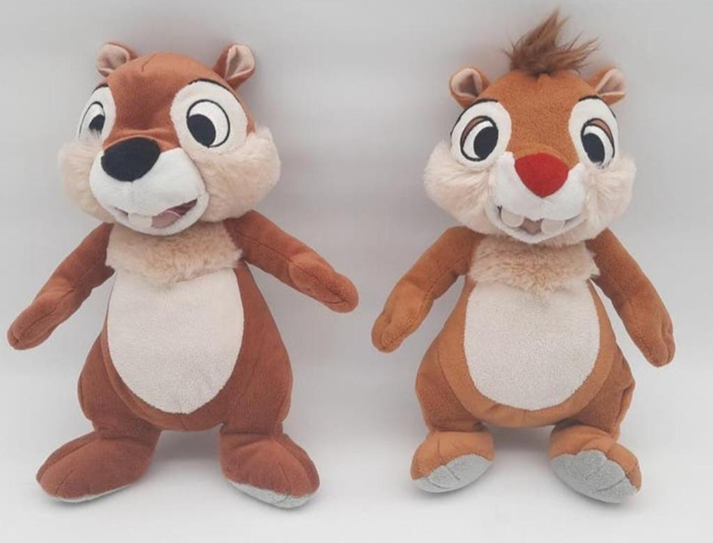 Knabbel en Babbel knuffels Disneyland Parijs ca. 28cm, Verzamelen, Disney, Ophalen of Verzenden, Overige figuren, Gebruikt, Knuffel