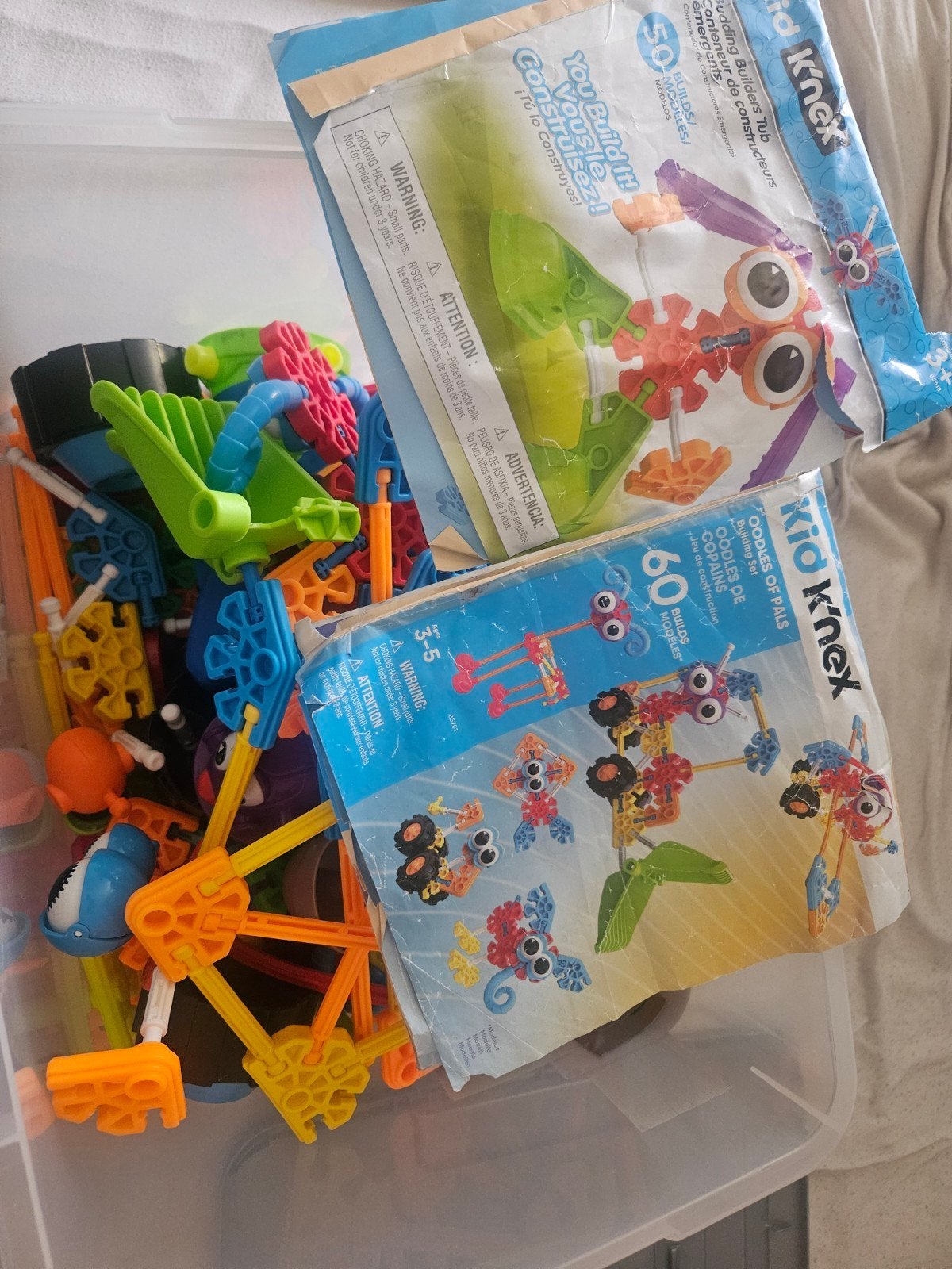 Grote doos Kid K'nex, Ophalen of Verzenden, Gebruikt, K'nex