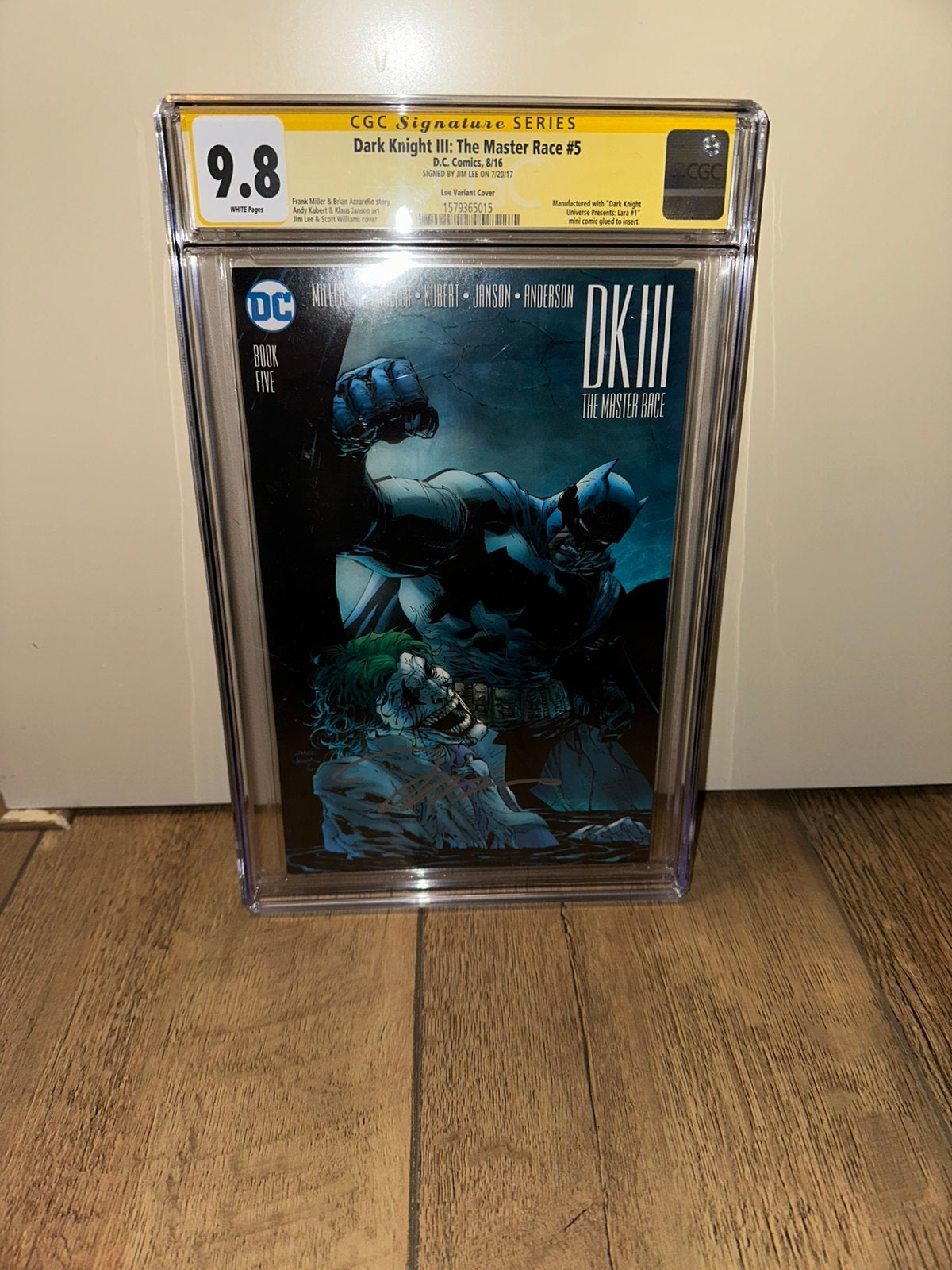 Dark knight returns master race batman cgc 9,8 jim lee, Boeken, Eén comic, Ophalen of Verzenden, Zo goed als nieuw, Amerika