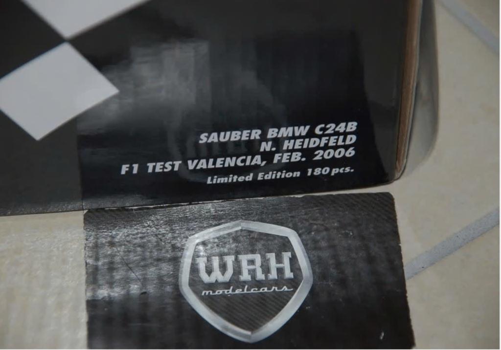 1:18 F1 SAUBER C24B HEIDFELD TEST Minichamps in doos WRH, Verzenden, Zo goed als nieuw, Auto, MiniChamps