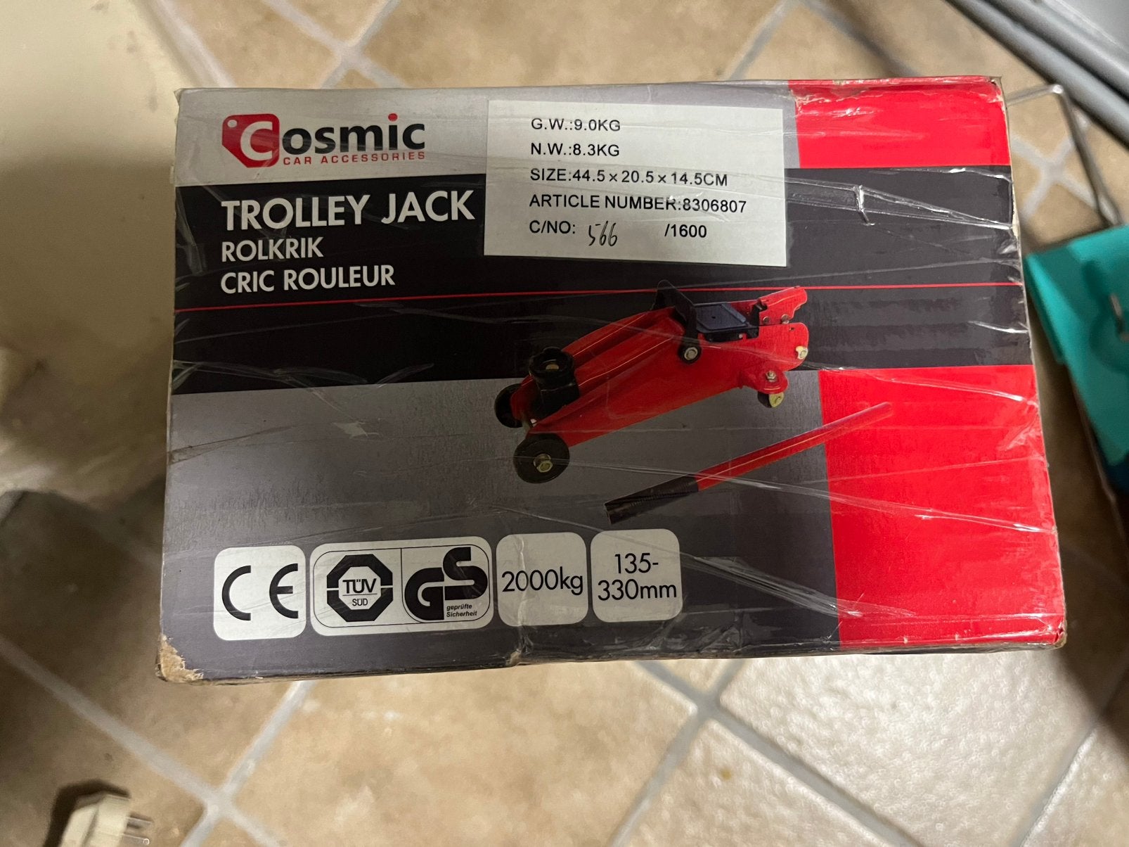 Rolkrik Cosmic, Auto diversen, Ophalen, Gebruikt, Hydraulisch, Garagekrik