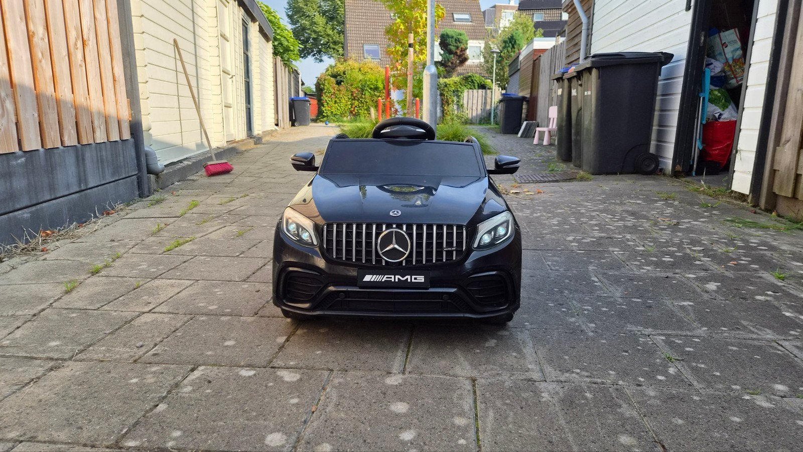 Mercedes-Benz GLC63S AMG Elektrische Kinderauto Zwart, Kinderen en Baby's, Gebruikt