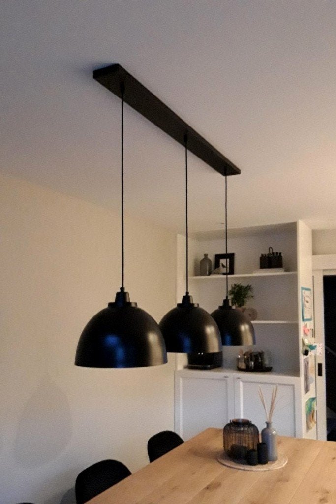 Prachtige hanglamp KYLIE Light & Living zwart / goud metaal, Huis en Inrichting, Lampen | Hanglampen, Ophalen of Verzenden, Zo goed als nieuw