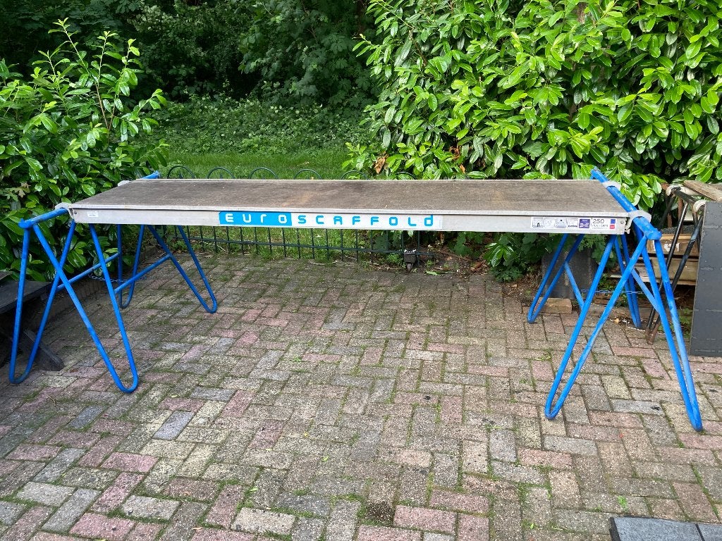 Loopplank Steigerplateau, Ophalen, 70 mm of meer, Zo goed als nieuw, Afkortzaag