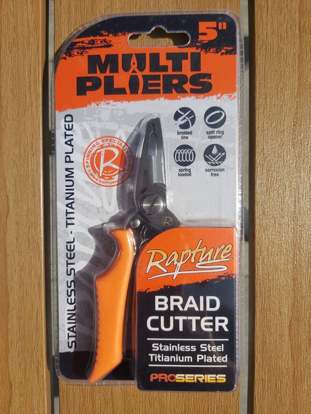 Rapture Multi Pliers Braid Cutter - RVS Titanium Gecoat, Ophalen of Verzenden, Nieuw