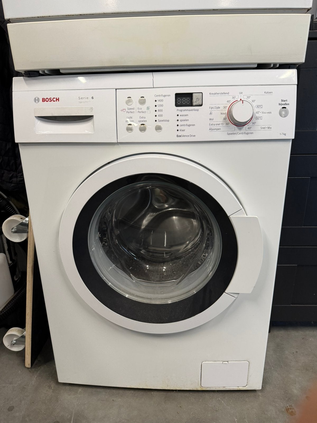 Wasmachine, Bosch Series 6!, Witgoed en Apparatuur, Ophalen, 1200 tot 1600 toeren, Gebruikt, 4 tot 6 kg
