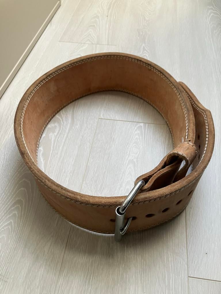 ATX Powerlifting Riem 2XL - Stevige Lederen Halterriem, Ophalen, Gebruikt, Rug, Halterriem