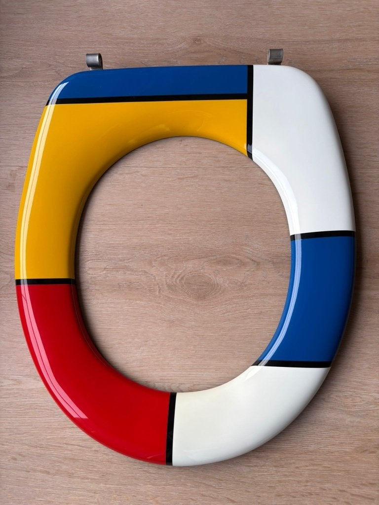 Uniek prachtig Mondriaan design object, Ophalen of Verzenden, Object, Meerkleurig, Kunststof