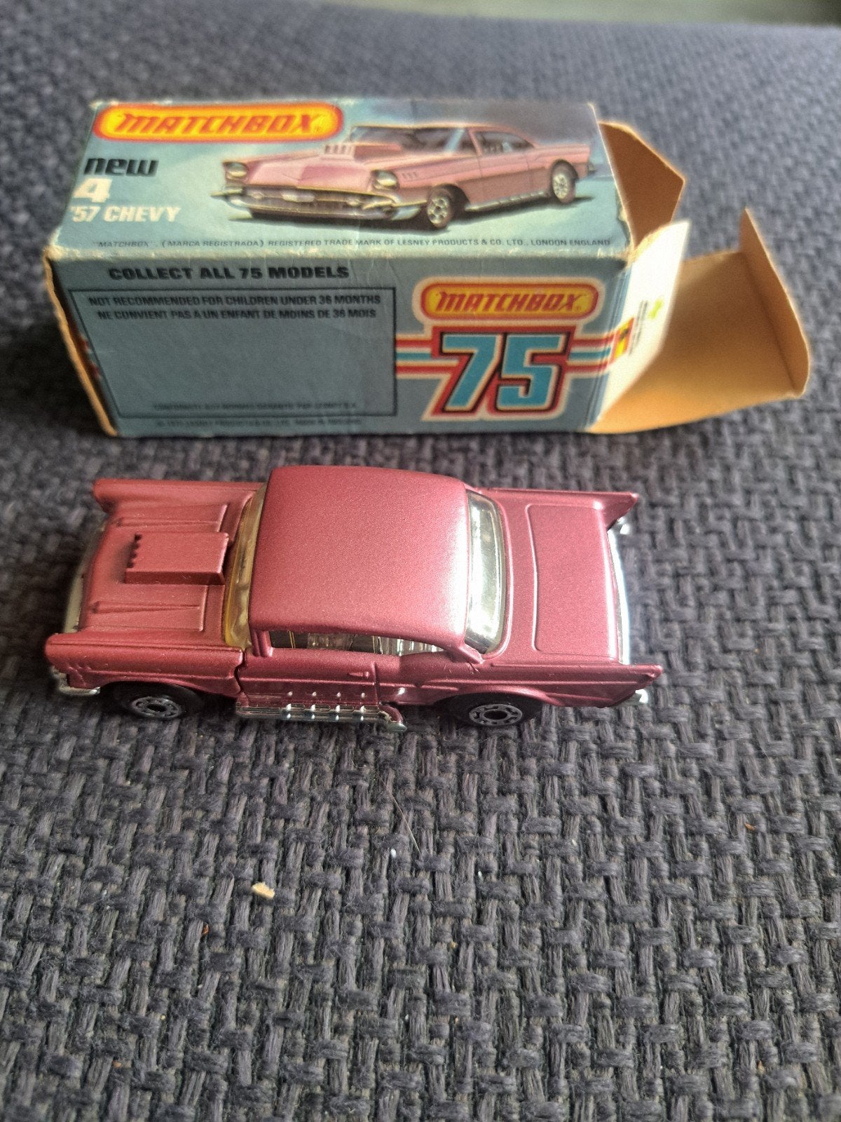 Matchbox new 4 57 chevy in ovp, Ophalen of Verzenden