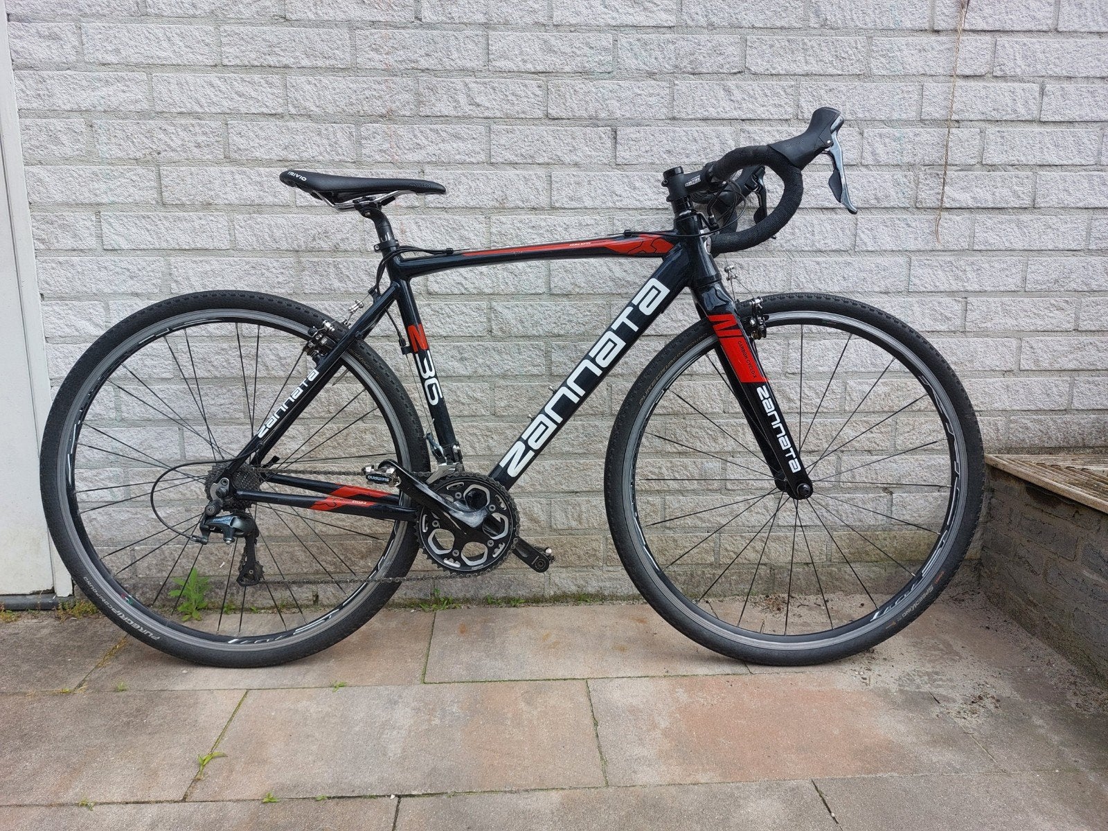 Zannata racefiets/cyclocrossfiets - Z36 - maat 52, 28 inch, Gebruikt, 10 tot 15 versnellingen, Velgrem