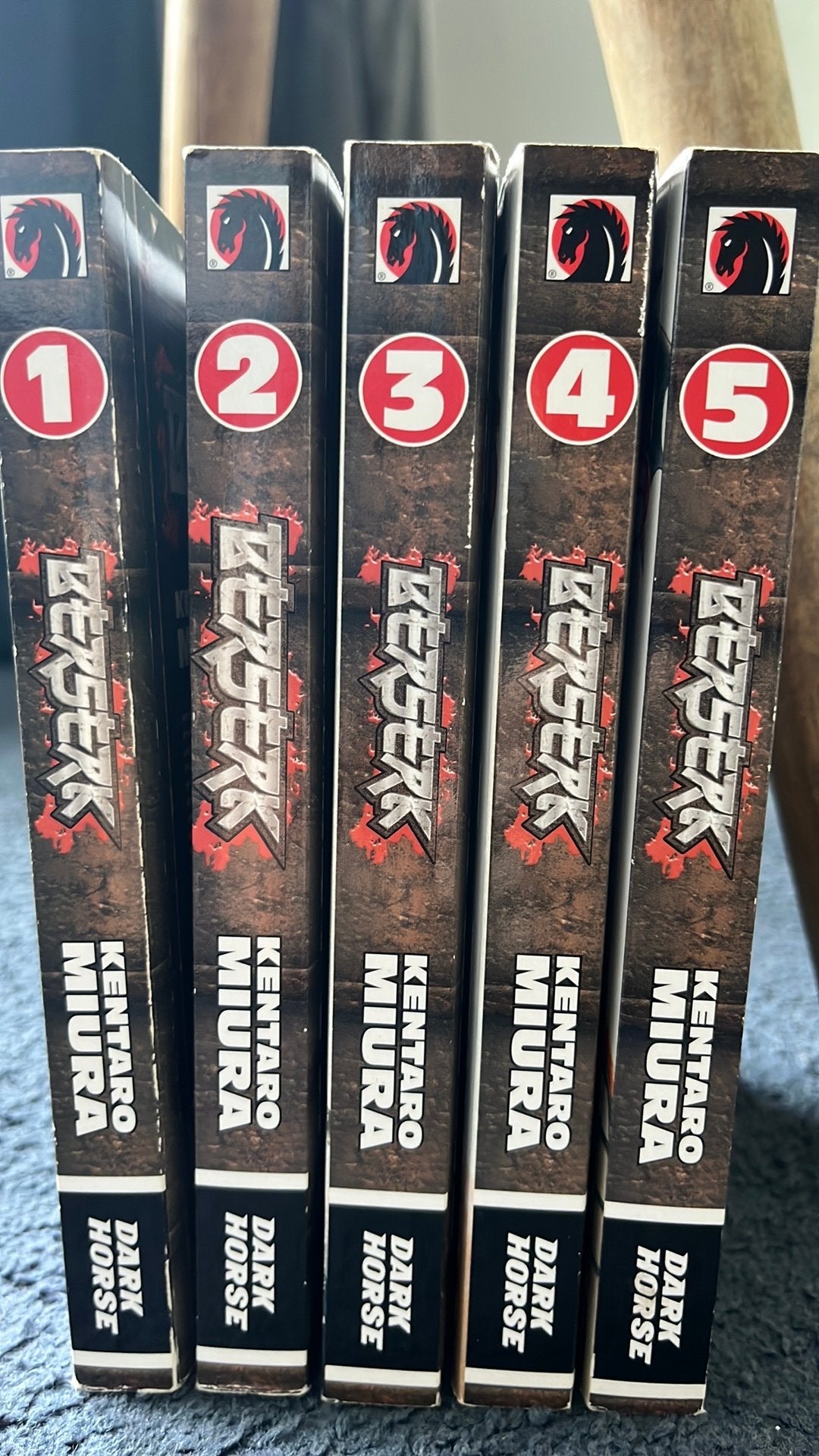 Berserk Manga 1-5, Ophalen, Zo goed als nieuw