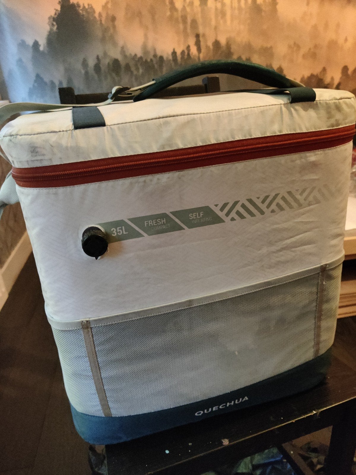 Quechua Koeltas 35L - Ideaal voor Picknicks en Kamperen, Ophalen of Verzenden, Gebruikt, Koeltas, Koelelement