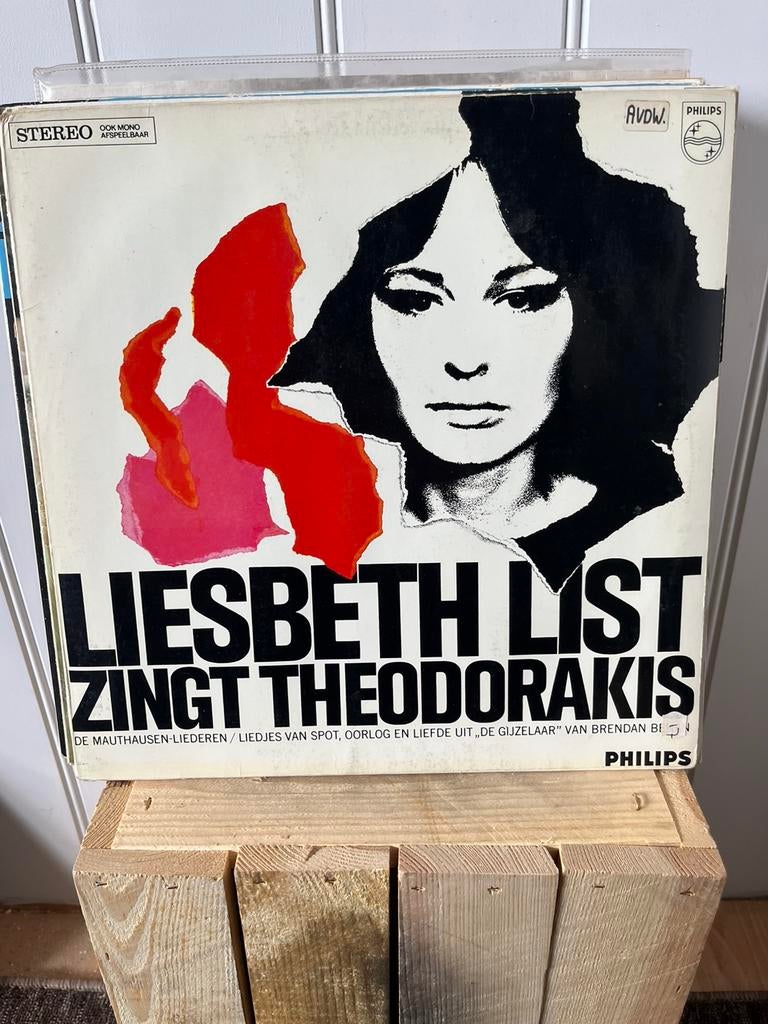 Liesbeth List. Zingt Theodorakis, Ophalen of Verzenden, Zo goed als nieuw, Overige formaten