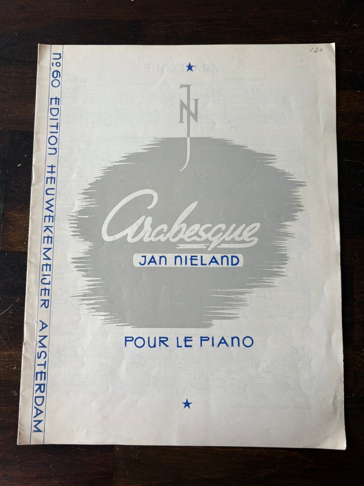 Bladmuziek Arabesque van J Nieland als nieuw, Muziek en Instrumenten, Bladmuziek, Ophalen of Verzenden, Zo goed als nieuw