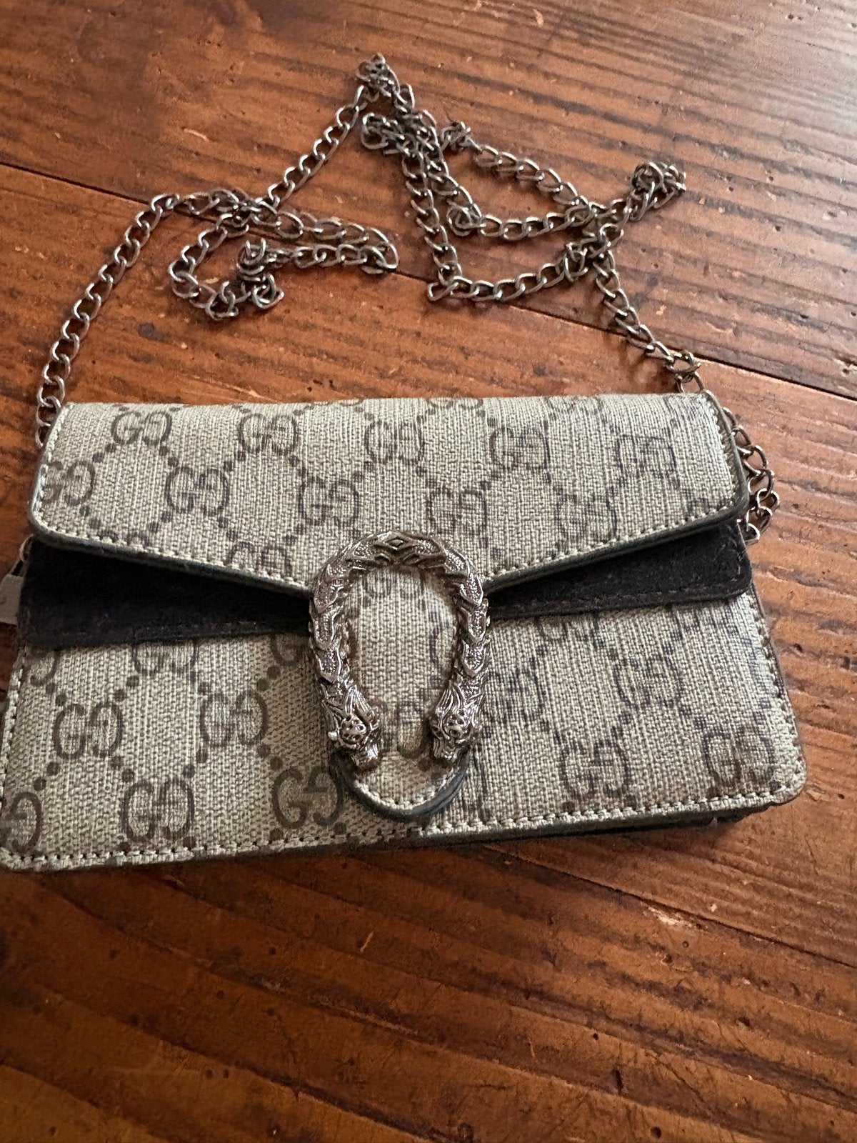 Gucci Dionysus GG Supreme schoudertas, Ophalen of Verzenden, Gebruikt, Beige, Schoudertasje