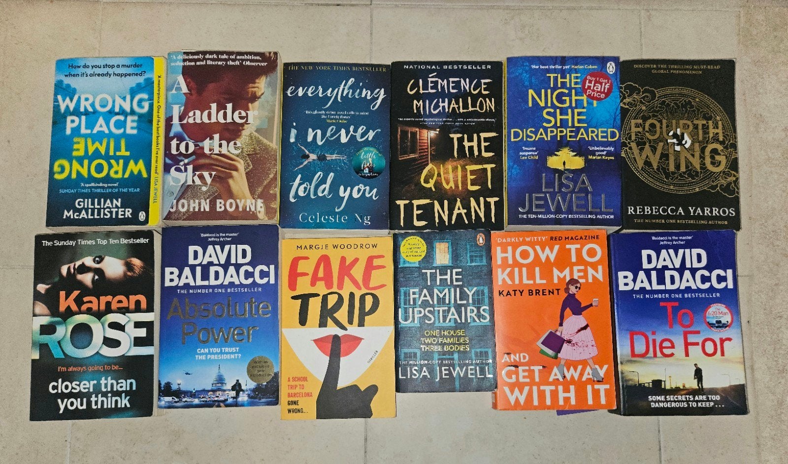 Diverse collectie Engelse thrillers en romans, Ophalen of Verzenden, Gelezen, Diverse auteurs, Wereld overig
