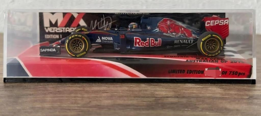 Max Verstappen Toro Rosso Australië GP 201, Ophalen of Verzenden, Auto, MiniChamps